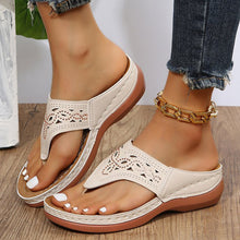 Load image into Gallery viewer, Clip Toe Wedge Sandals Women Summer Flip Flops Slippers Beach Shoes