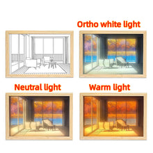 Load image into Gallery viewer, LED Decorative Light Painting Bedside Picture Style Creative Modern Simulate Sunshine Drawing Night Light Gift