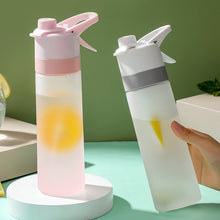 Load image into Gallery viewer, 700ml Spray Water Bottle For Girls Outdoor Sport Fitness Water Cup Large Capacity Spray Bottle BPA Free Drinkware Travel Bottles Kitchen Gadgets