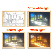 Load image into Gallery viewer, LED Decorative Light Painting Bedside Picture Style Creative Modern Simulate Sunshine Drawing Night Light Gift