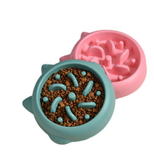 Load image into Gallery viewer, Pet Dog Cat Slow Feeder Bowls Anti Choking Slow Feeder Dish Bowl Home Dog Eating Plate Anti Gulping Bowl Supplies