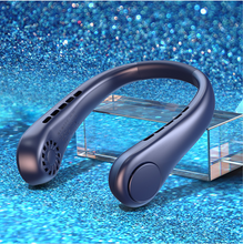 Load image into Gallery viewer, New Mini Neck Fan Portable Bladeless Hanging Neck Rechargeable Air Cooler Mini Summer Sports Fans