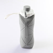 Load image into Gallery viewer, 600ml Folding Silicone Water Bottle Sports Water Bottle Outdoor Travel Portable Water Cup Running Riding Camping Hiking Kettle