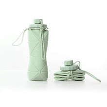 Load image into Gallery viewer, 600ml Folding Silicone Water Bottle Sports Water Bottle Outdoor Travel Portable Water Cup Running Riding Camping Hiking Kettle
