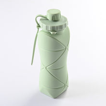 Load image into Gallery viewer, 600ml Folding Silicone Water Bottle Sports Water Bottle Outdoor Travel Portable Water Cup Running Riding Camping Hiking Kettle