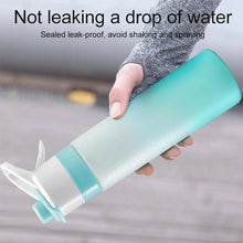 Load image into Gallery viewer, 700ml Spray Water Bottle For Girls Outdoor Sport Fitness Water Cup Large Capacity Spray Bottle BPA Free Drinkware Travel Bottles Kitchen Gadgets