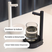 Load image into Gallery viewer, Desk Dispenser Electric Water Gallon Pump Automatic Water Bottle Pump Dispenser Rechargeable Water Pump Dispenser