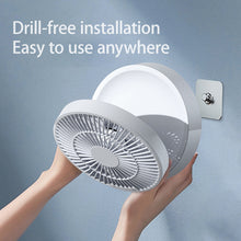 Load image into Gallery viewer, 2023 Remote Control Portable Rechargeable Ceiling Usb Electric Folding Fan Night Light Air Cooler Home-appliance Home