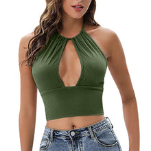 Load image into Gallery viewer, Camisole Halter Vest Women Summer Sexy Hollow Tops