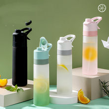 Load image into Gallery viewer, 700ml Spray Water Bottle For Girls Outdoor Sport Fitness Water Cup Large Capacity Spray Bottle BPA Free Drinkware Travel Bottles Kitchen Gadgets