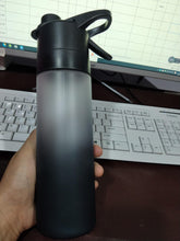 Load image into Gallery viewer, 700ml Spray Water Bottle For Girls Outdoor Sport Fitness Water Cup Large Capacity Spray Bottle BPA Free Drinkware Travel Bottles Kitchen Gadgets