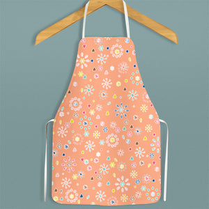 Simple Sleeveless Hanging Neck Kitchen Chores Waist Painting Baking Stain-resistant Apron