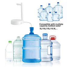 Load image into Gallery viewer, Desk Dispenser Electric Water Gallon Pump Automatic Water Bottle Pump Dispenser Rechargeable Water Pump Dispenser