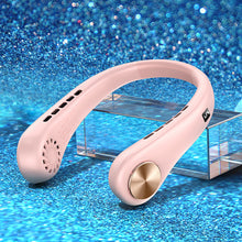 Load image into Gallery viewer, New Mini Neck Fan Portable Bladeless Hanging Neck Rechargeable Air Cooler Mini Summer Sports Fans