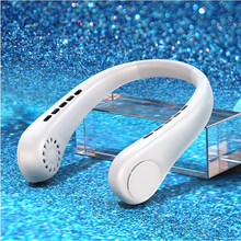 Load image into Gallery viewer, New Mini Neck Fan Portable Bladeless Hanging Neck Rechargeable Air Cooler Mini Summer Sports Fans