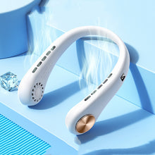 Load image into Gallery viewer, New Mini Neck Fan Portable Bladeless Hanging Neck Rechargeable Air Cooler Mini Summer Sports Fans
