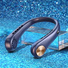 Load image into Gallery viewer, New Mini Neck Fan Portable Bladeless Hanging Neck Rechargeable Air Cooler Mini Summer Sports Fans