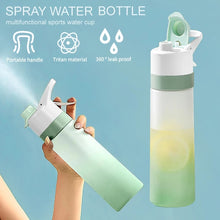 Load image into Gallery viewer, 700ml Spray Water Bottle For Girls Outdoor Sport Fitness Water Cup Large Capacity Spray Bottle BPA Free Drinkware Travel Bottles Kitchen Gadgets