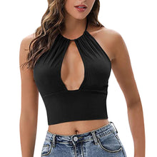 Load image into Gallery viewer, Camisole Halter Vest Women Summer Sexy Hollow Tops