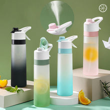 Load image into Gallery viewer, 700ml Spray Water Bottle For Girls Outdoor Sport Fitness Water Cup Large Capacity Spray Bottle BPA Free Drinkware Travel Bottles Kitchen Gadgets