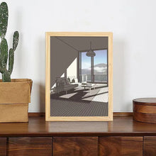 Load image into Gallery viewer, LED Decorative Light Painting Bedside Picture Style Creative Modern Simulate Sunshine Drawing Night Light Gift