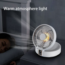 Load image into Gallery viewer, 2023 Remote Control Portable Rechargeable Ceiling Usb Electric Folding Fan Night Light Air Cooler Home-appliance Home