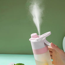 Load image into Gallery viewer, 700ml Spray Water Bottle For Girls Outdoor Sport Fitness Water Cup Large Capacity Spray Bottle BPA Free Drinkware Travel Bottles Kitchen Gadgets
