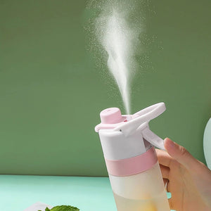 700ml Spray Water Bottle For Girls Outdoor Sport Fitness Water Cup Large Capacity Spray Bottle BPA Free Drinkware Travel Bottles Kitchen Gadgets