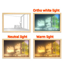 Load image into Gallery viewer, LED Decorative Light Painting Bedside Picture Style Creative Modern Simulate Sunshine Drawing Night Light Gift