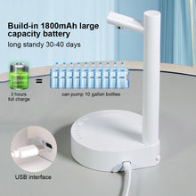 Load image into Gallery viewer, Desk Dispenser Electric Water Gallon Pump Automatic Water Bottle Pump Dispenser Rechargeable Water Pump Dispenser