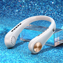 Load image into Gallery viewer, New Mini Neck Fan Portable Bladeless Hanging Neck Rechargeable Air Cooler Mini Summer Sports Fans